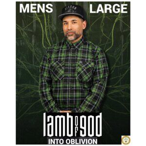 DIXXON x LAMB OF GOD 2026 INTO OBLIVION Collab Flannel Shirt - Men's L